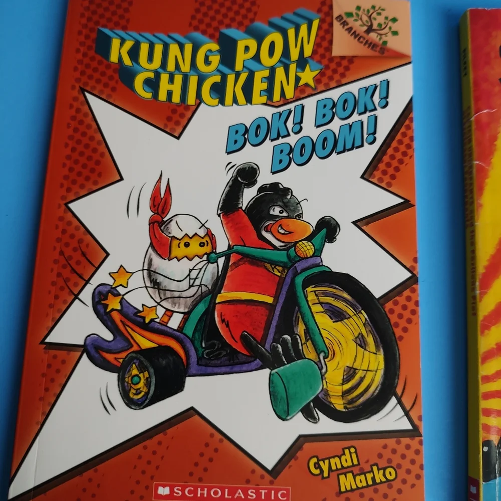 Comics books kung pow chicken and captain underpants exelent Condition